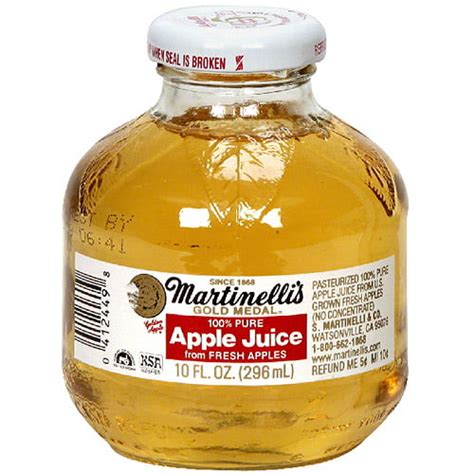 Martinellis Gold Medal 100 Juice Apple 10 Fl Oz 24 Count Walmart