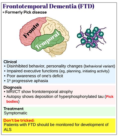 Frontotemporal Dementia Ftd Medicine Keys For Mrcps