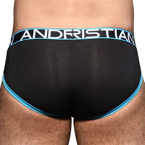 Andrew Christian Almost Naked Retro Mesh Briefs Black INDERWEAR