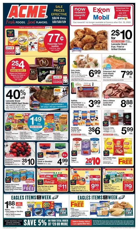 Acme Weekly Ad Oct 4 Oct 10 2019