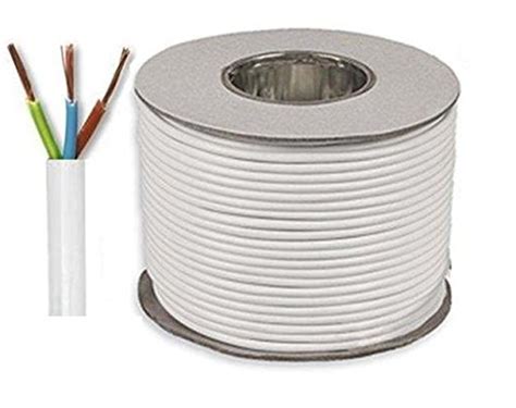 Buy White 3183y 3 Core 4mm 32 Amp Pvc Flexible Cable Cut To Length Flex