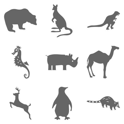 Browsing all icon sets Style: Simple Gray | Animals icon, Gray icon, Icon set