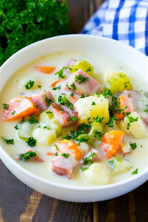 Add sour cream and mix well. Ham and Potato Soup - Dinner at the Zoo