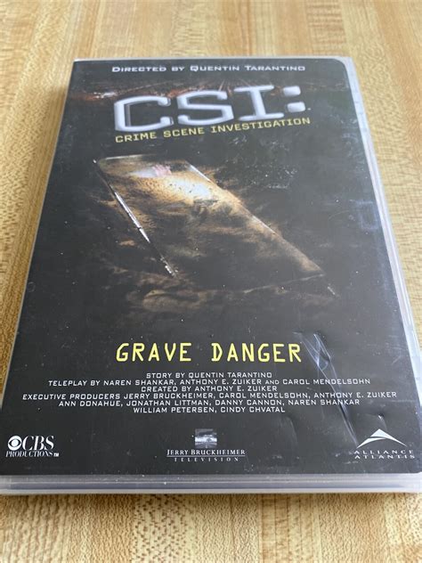 Csi Grave Danger Dvd 2005 Directed By Quentin Tarantino 65935220336