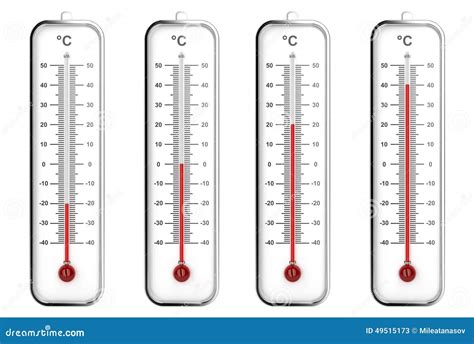 Indoor Thermometers In Celsius Scale Stock Illustration Image 49515173