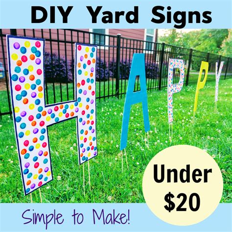 The Activity Mom Inexpensive Diy Yard Signs The Activity Mom