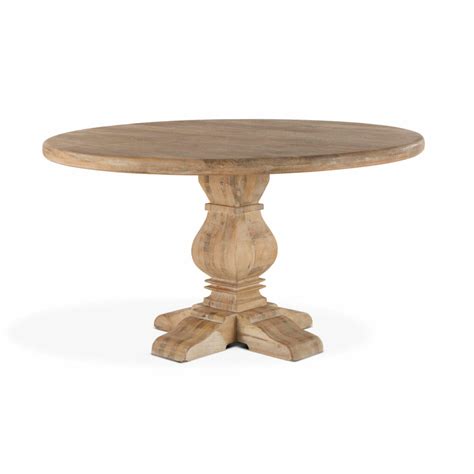 San Rafael Round Dining Table In Antique Oak Finish Back At The Ranch