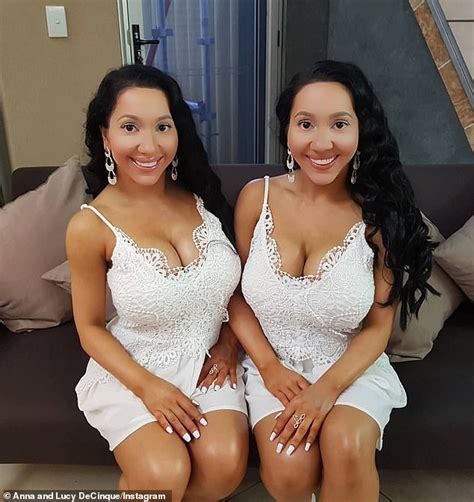 Twins Anna And Lucy Decinque Who Spent Thousands On Plastic Surgery