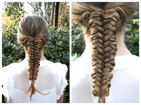 Making your hair behave is not a priority when you are trying to grow it out. Mermaid tail braid tutorial - HairAndNailsInspiration ...
