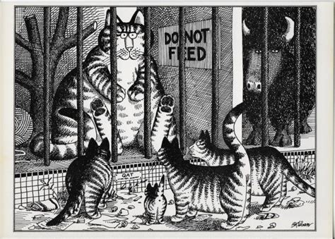 Funny Cat Art Kliban Cat Cat Cartoon 1979 Do Not Etsy Cat Art Print