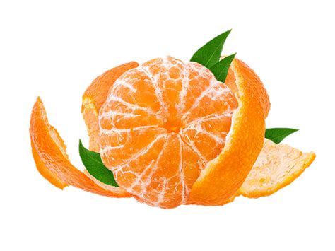 Peeled Tangerine Transparent Png Image
