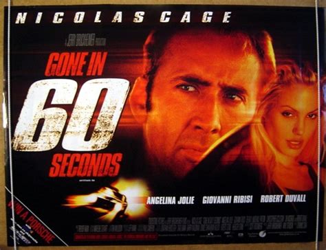 Gone In 60 Seconds Original Cinema Movie Poster From