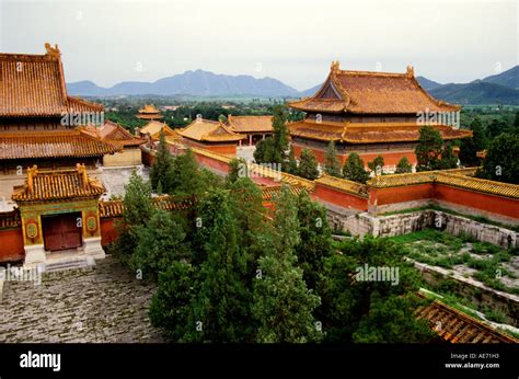 Eastern Qing Tombs Complex In Hebei Province China Stock Photo Alamy
