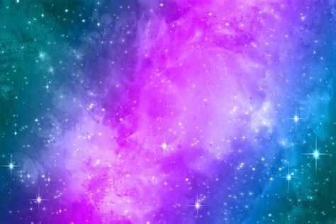 Purple Blue Galaxy Space Background Afbeelding Door Rizu Designs