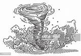 Dangerous Tornade Cyclone Wirbelsturm Disegno Dangereux Grafiken Gefährliche sketch template
