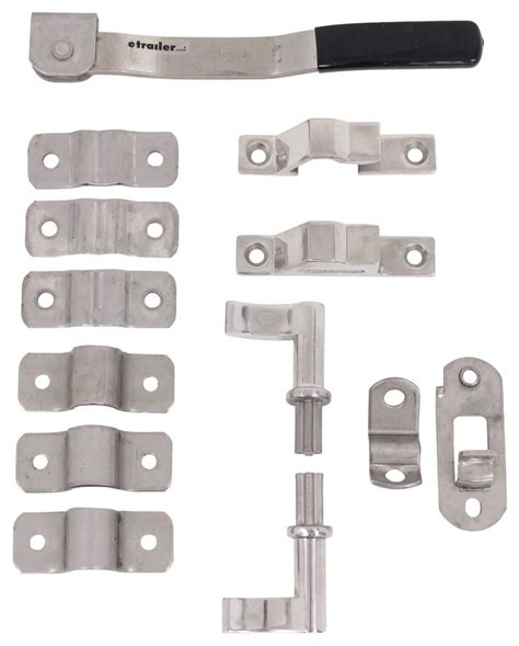 Cam Action Lockable Door Latch For Fold Down Trailer Gate Or Side Door