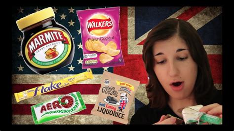 American Girl Tries British Food Youtube