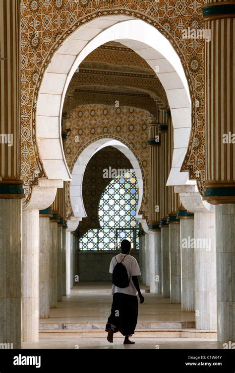 Hall In The Great Mosque Touba Senegal West Africa Stock Photo Alamy