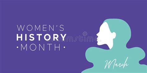 Women S History Month March Woman Portrait Violet Color Recognition