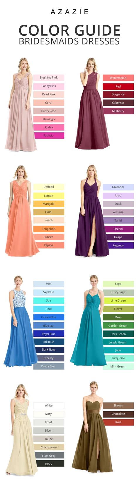 A Bride S Best Friend Azazie Offers 50 Colors For You To Choose From