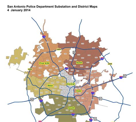 San Antonio City Limits Map 2014 Map Of Peru