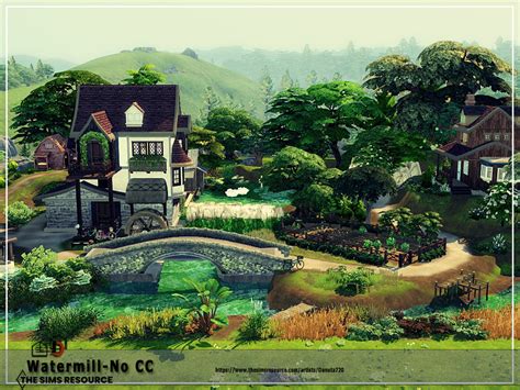 The Sims Resource Watermill No Cc