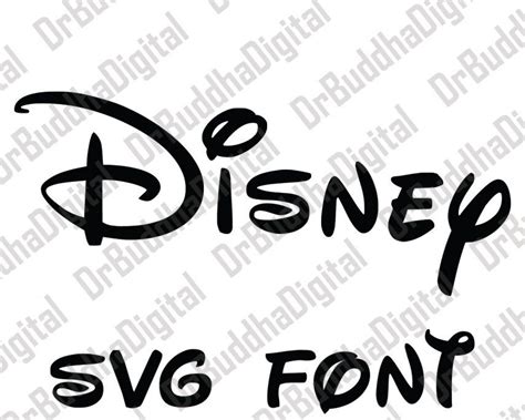 Disney Font SVG Collection - Disney Alphabet DXF - Disney Clipart - SVG