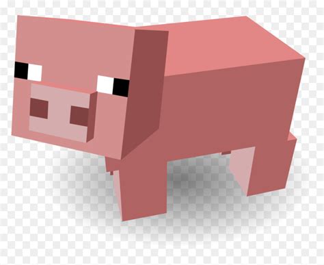 Transparent Background Minecraft Pig Png