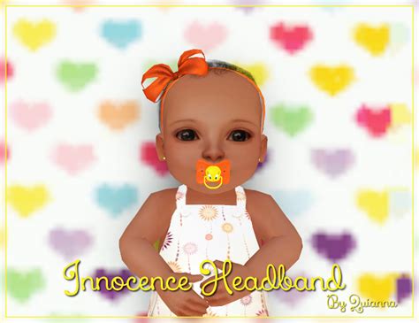 Quianna Innocence Headband For Babies Sims Baby Headbands Sims