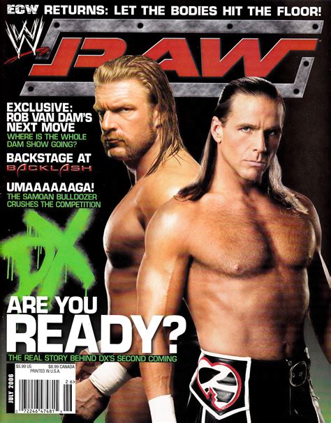 Wwe Magazine Wwe Magazine Cover Wwe Shawn Michaels