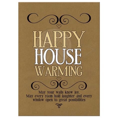 Aug 13, 2019 · as you should with any card that you write, address the recipient directly and make it clear that you wrote the card with both them and their specific situation in mind. Happy Housewarming Wishes Card
