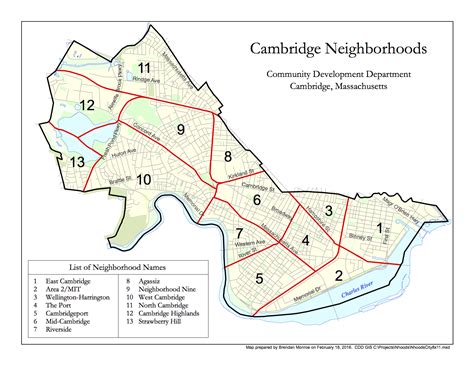Map Of Cambridge Ma Map Of The World