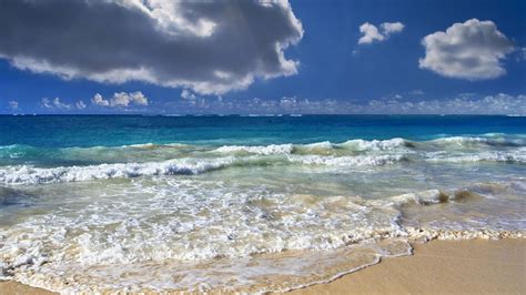 Clouds Beach 2560x1440 Wallpaper Nature Beaches Hd