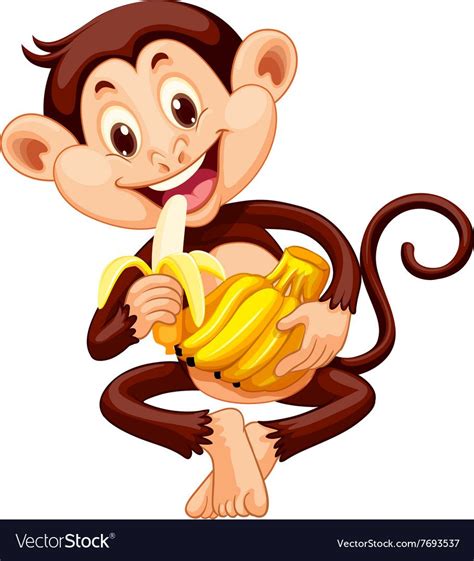 Little Monkey Eating Banana Download A Free Preview Or High Quality