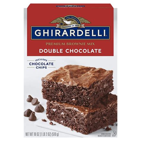 Ghirardelli Chocolate Double Chocolate Brownie Mix Shop Baking Mixes