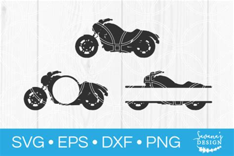 Motorcycle Svg Bundle Svg Eps Png Dxf Cut Files For Cricut And