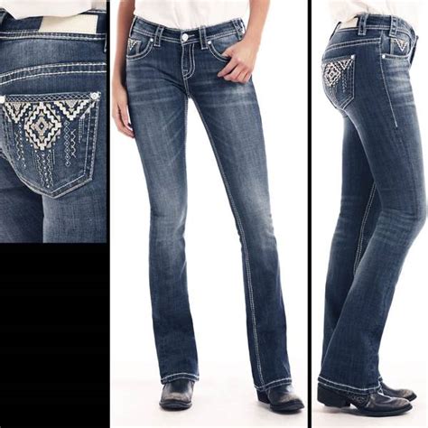 Rock And Roll Cowgirl Rival Low Rise Bootcut Jeans Westernbutikkenno