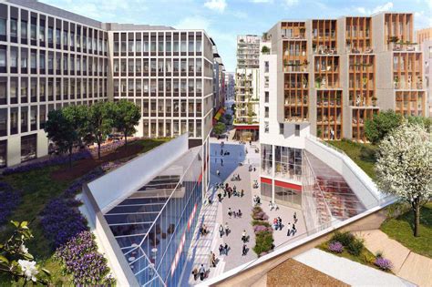 Tout Un Nouvel écoquartier Autour De La Gare Nanterre Université Le