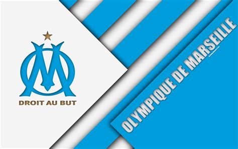 Page officielle de l'olympique de marseille, premier club français champion d'europe de football. Download wallpapers Olympique de Marseille, 4k, material ...