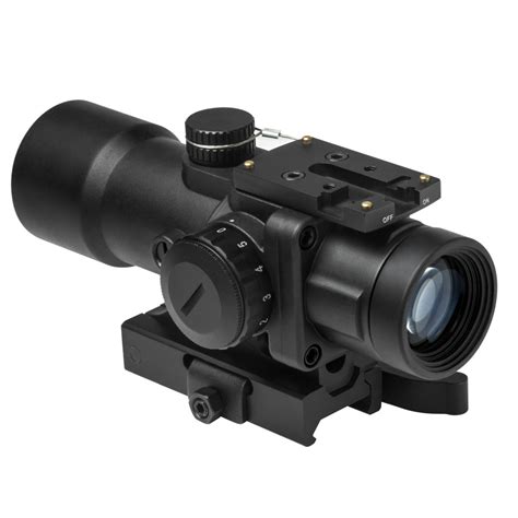 Ncstar Compact Prismatic Red Dot Scope 35x32 Magnificationbluegreen