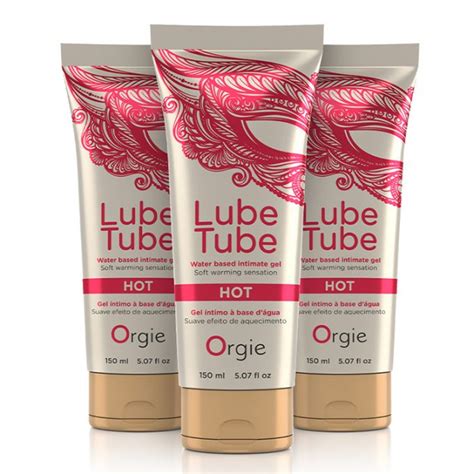 Orgie Lube Tube Hot Water Based Warming Lubricant Lauvette
