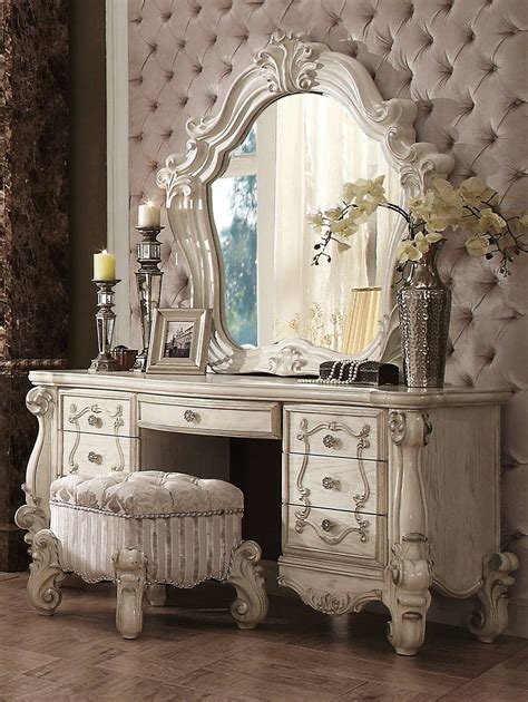 Only 1 available and it's in 1 person's cart. Bone White Queen Bedroom Set 6 Pcs Versailles 21760Q Acme ...