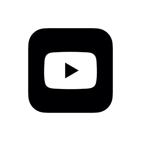 White Youtube Logo Transparent Background