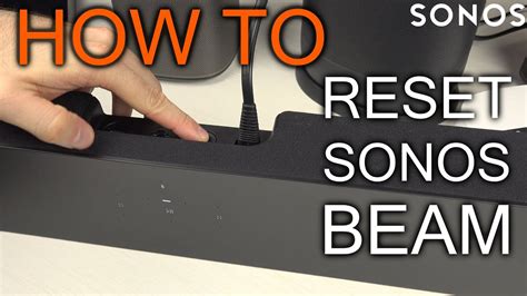 How To Reset Sonos Beam Youtube