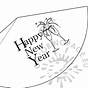 Happy New Year Hat Printable