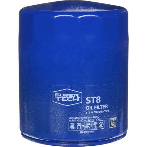 Supertech St8 4 Spin On Oil Filter