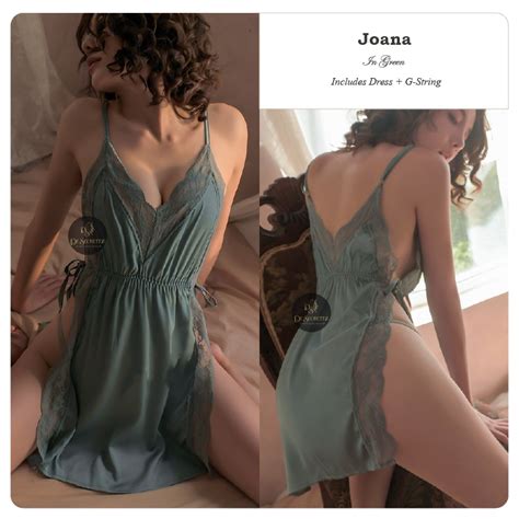 Jual Desecrettz Joanna Baju Tidur Wanita Dewasa Includes Lingerie Sexy