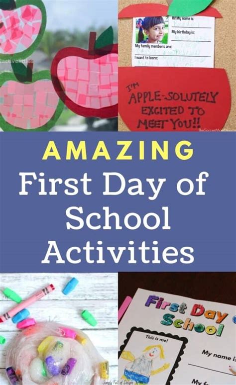 15 Amazing First Day Of School Activities Simply Full Of Delight