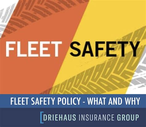 Fleet Safety Policy What And Why