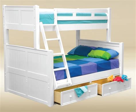 Dillon Navy Blue Twin Over Full Bunk Bed